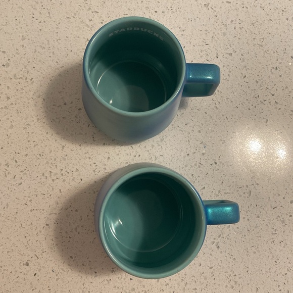 Starbucks 2021 summer turquoise shimmer mug - Picture 3 of 6
